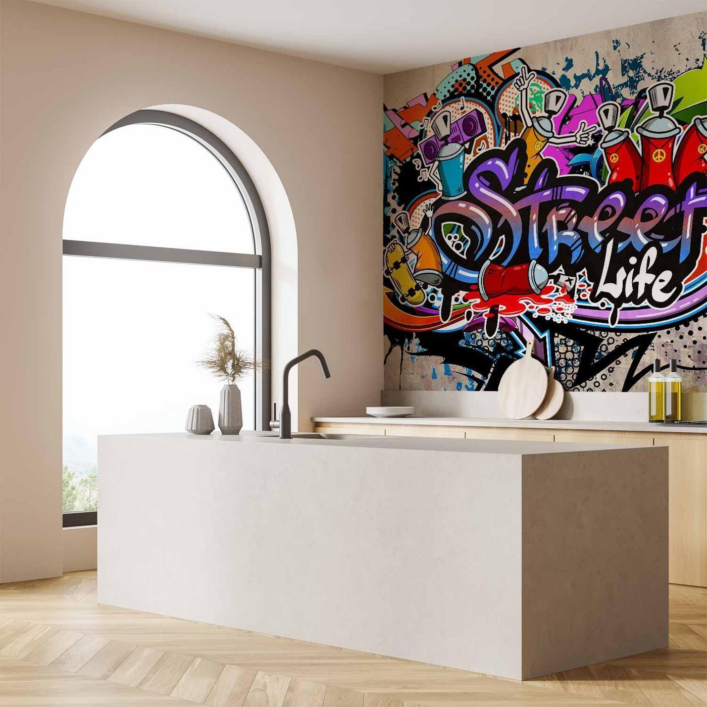 Fotobehang - Street Game