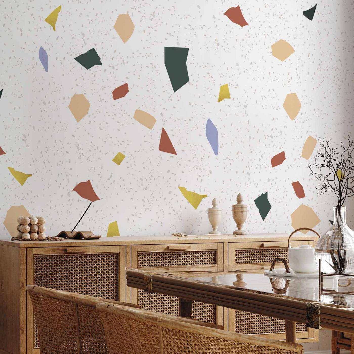Fotobehang - Subtle Terrazzo Pattern