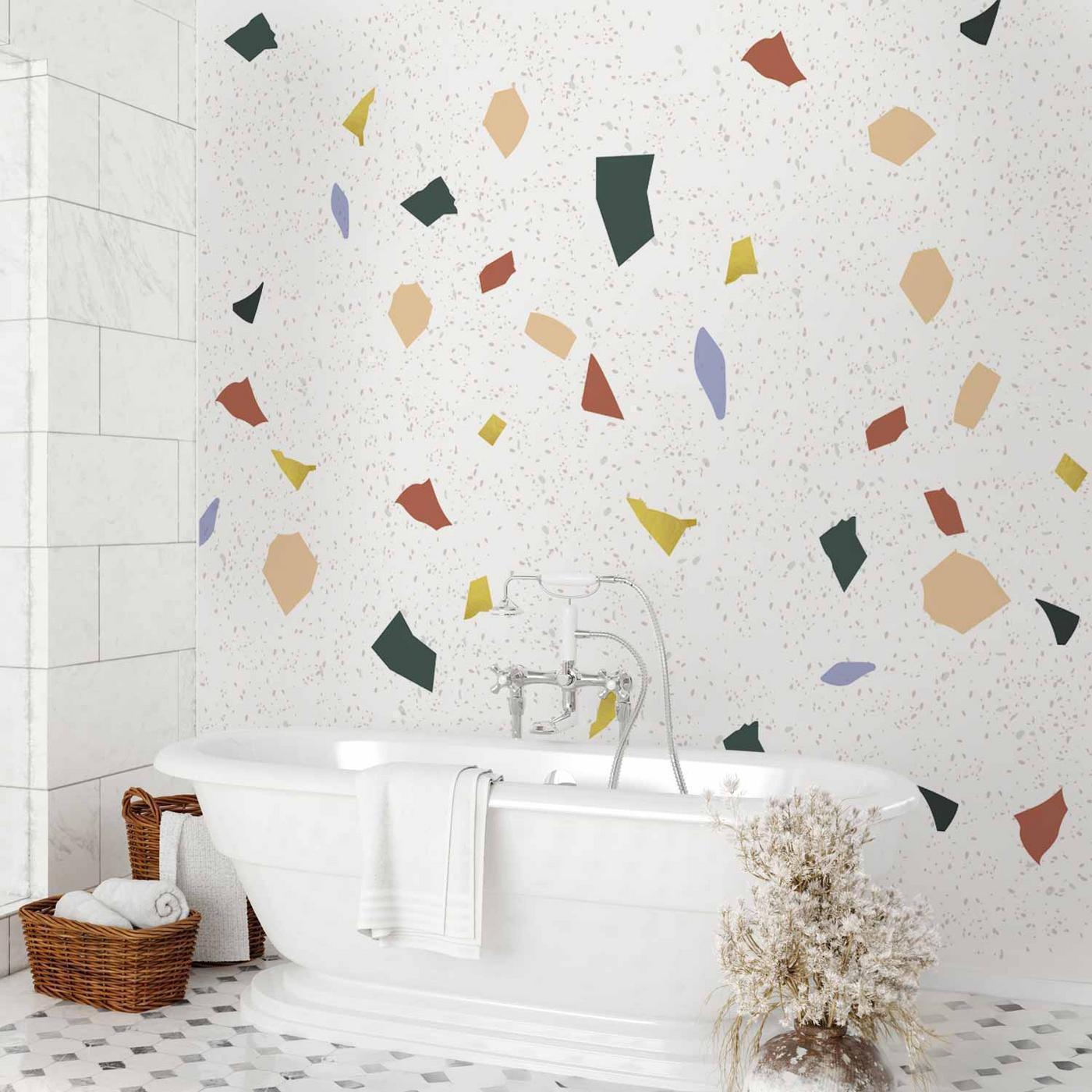 Fotobehang - Subtle Terrazzo Pattern