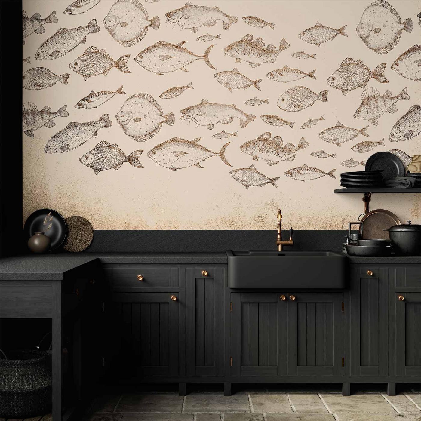 Fotobehang - Subtle fish