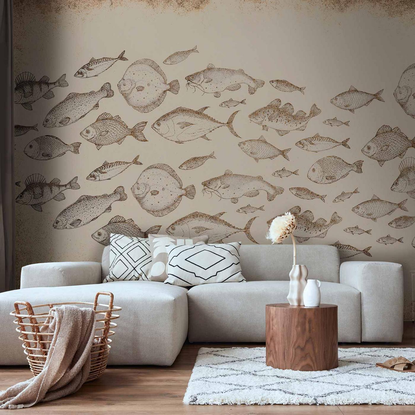 Fotobehang - Subtle fish