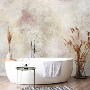 Fotobehang - Summer memory - abstract background with shadow of dried leaves