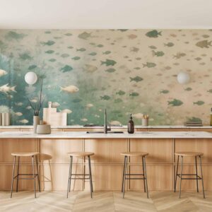 Fotobehang - The marine world