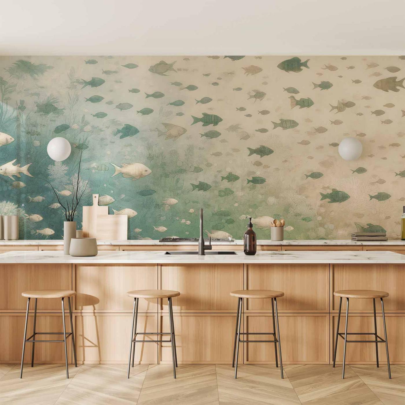 Fotobehang - The marine world