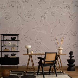 Fotobehang - Thousands of Faces