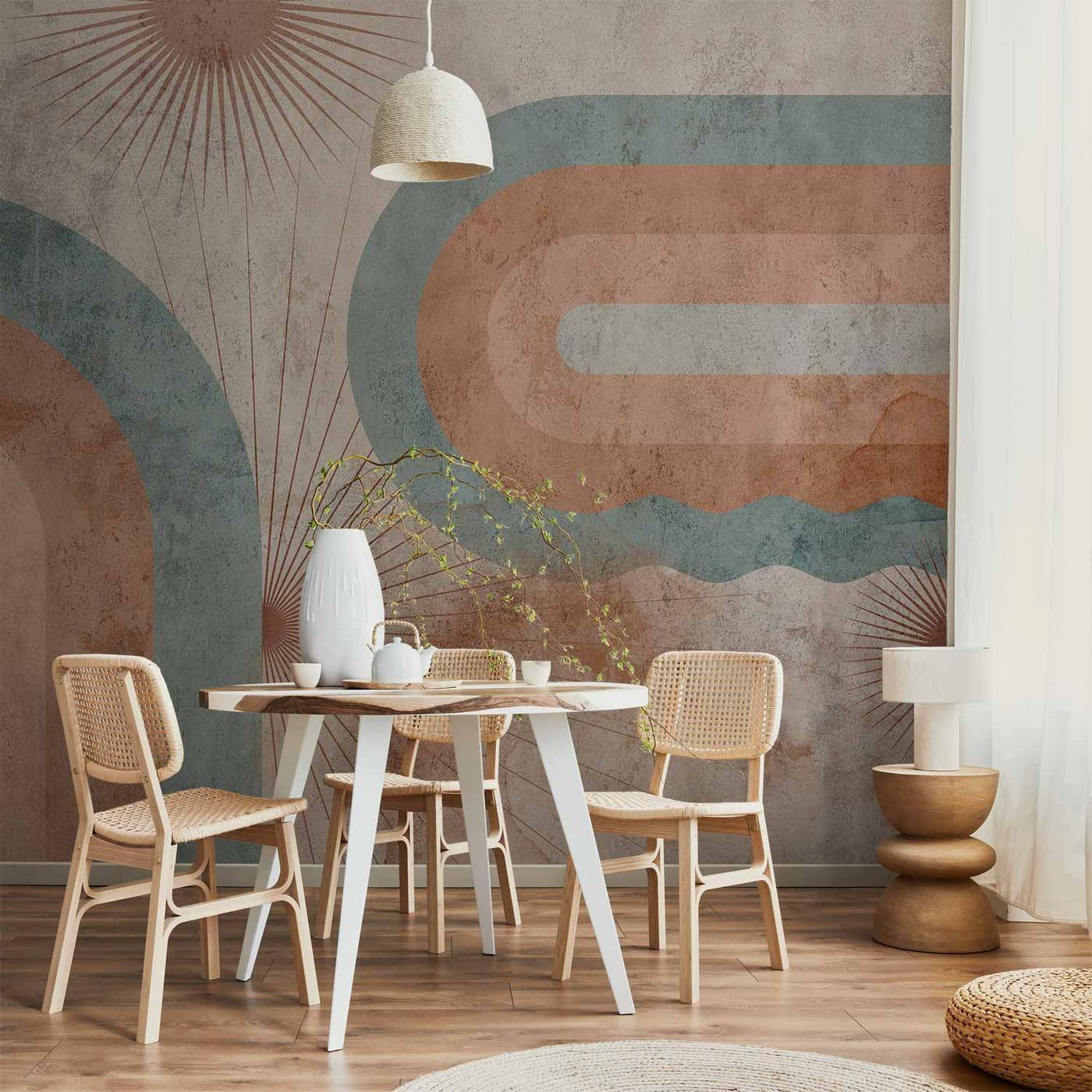 Fotobehang - Three Suns