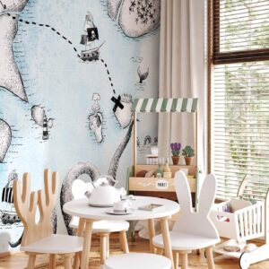 Fotobehang - Treasure Map