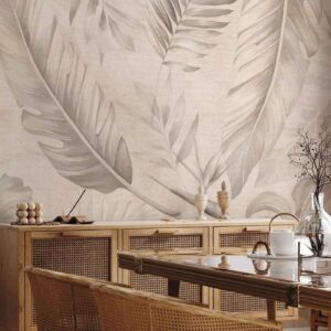 Fotobehang - Tropic in Sepia