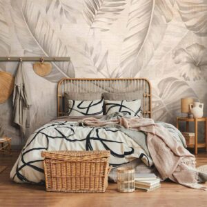 Fotobehang - Tropic in Sepia