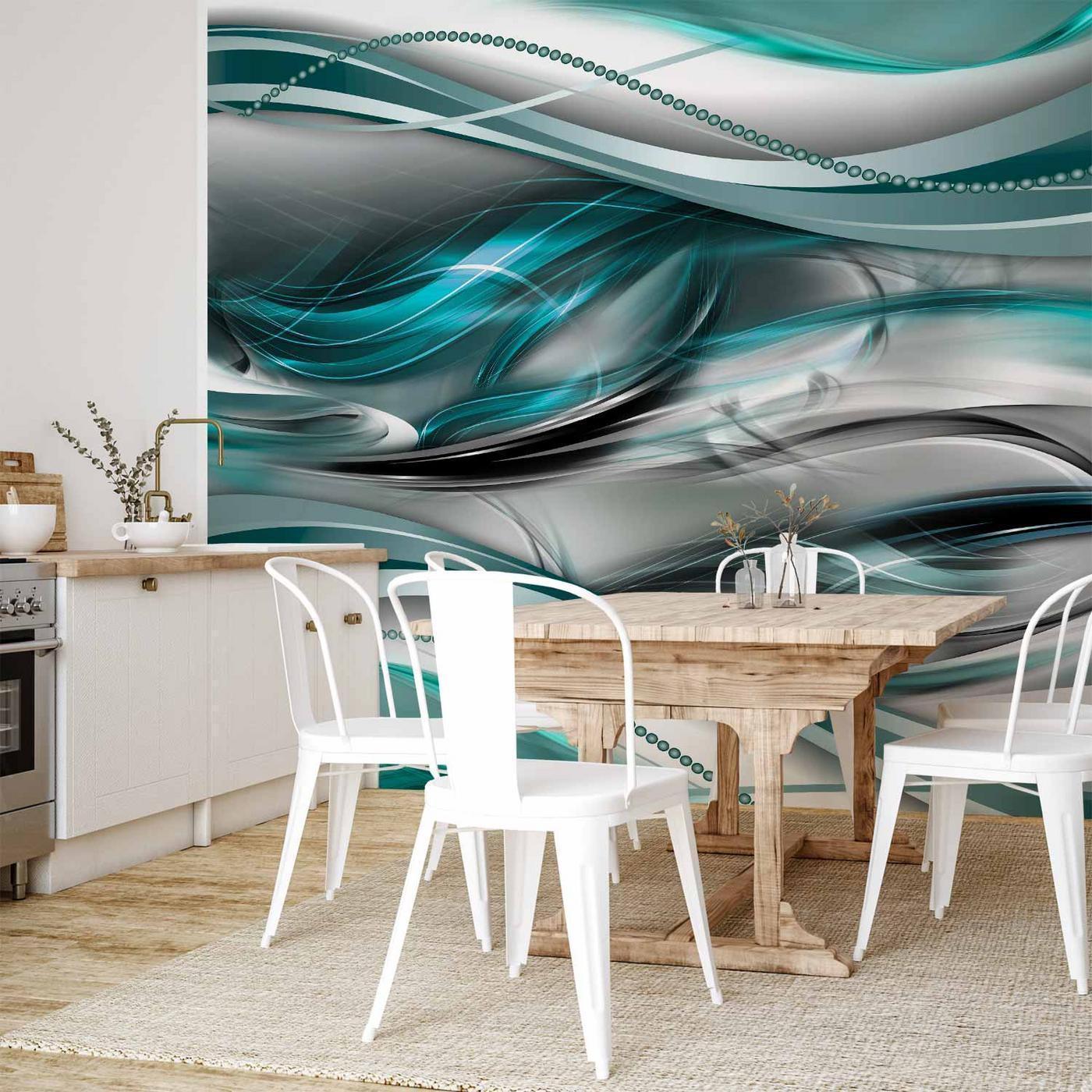 Fotobehang - Tunnels (Green)