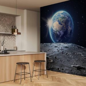 Fotobehang - View of the Blue Planet