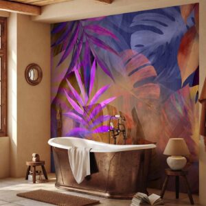 Fotobehang - Vigorous Leaves - Third Variant