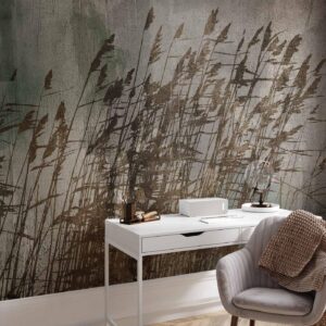 Fotobehang - Water Grasses