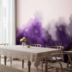 Fotobehang - Watercolour Variation - Violet