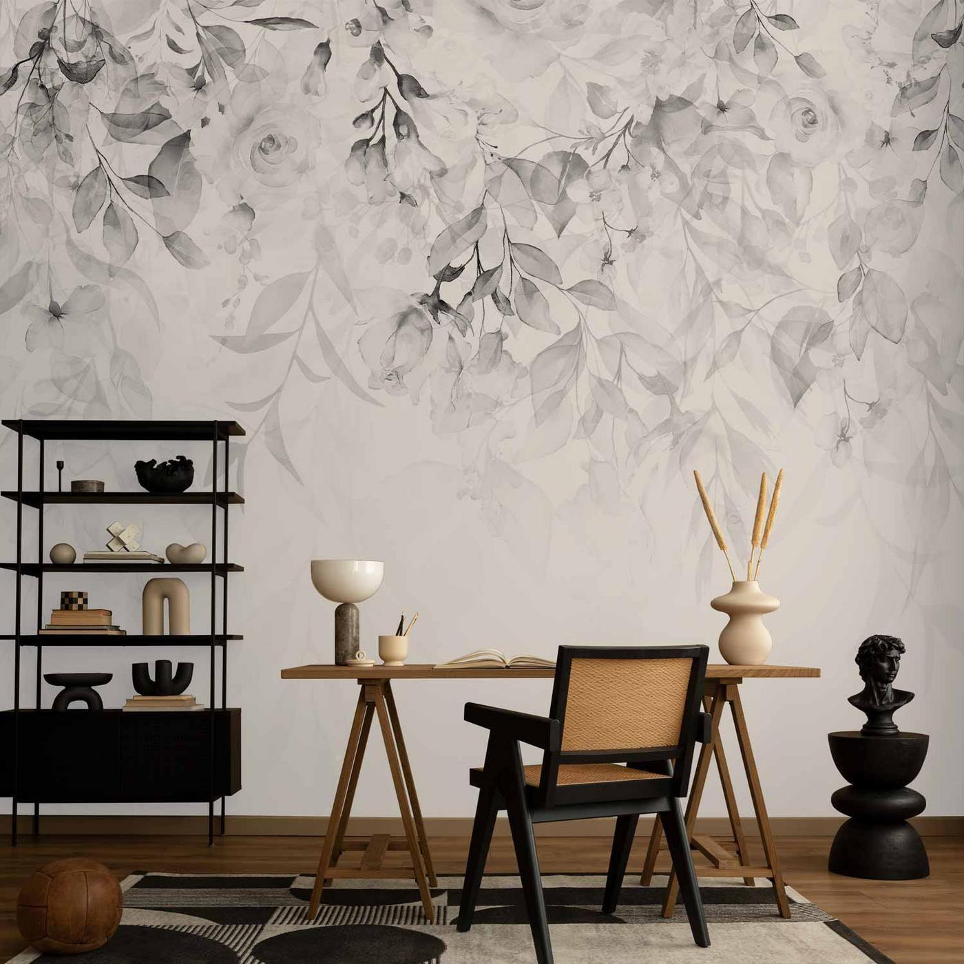 Fotobehang - Waterfall of Roses - Third Variant