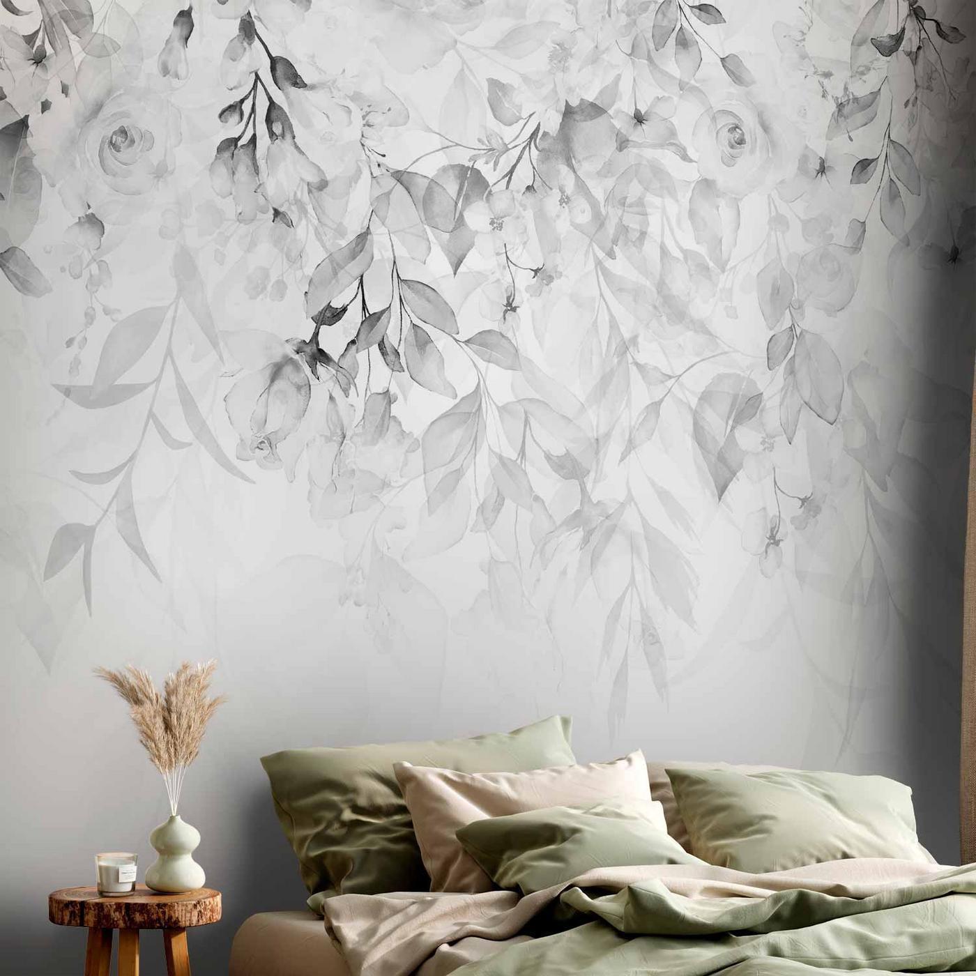 Fotobehang - Waterfall of Roses - Third Variant