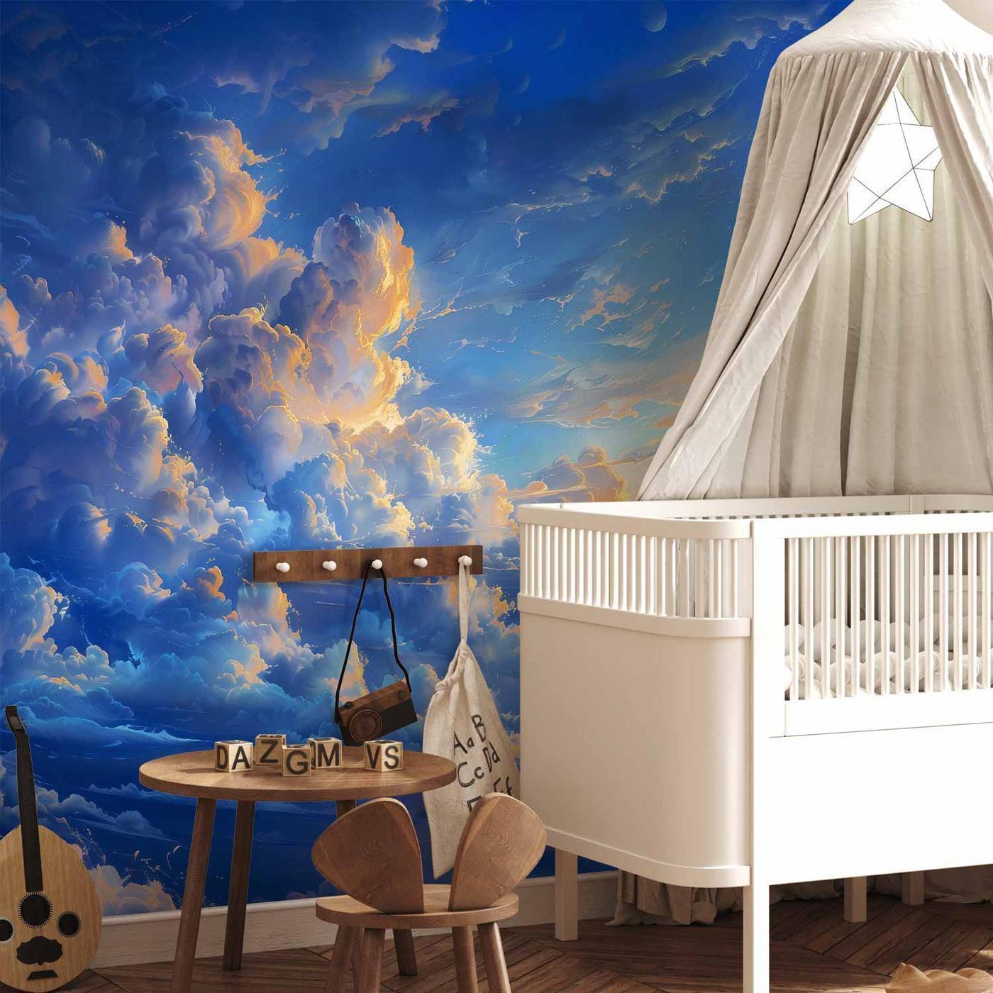 Fotobehang - When the Sky Becomes a Canvas: Artistic Creation of Nature in the Clouds