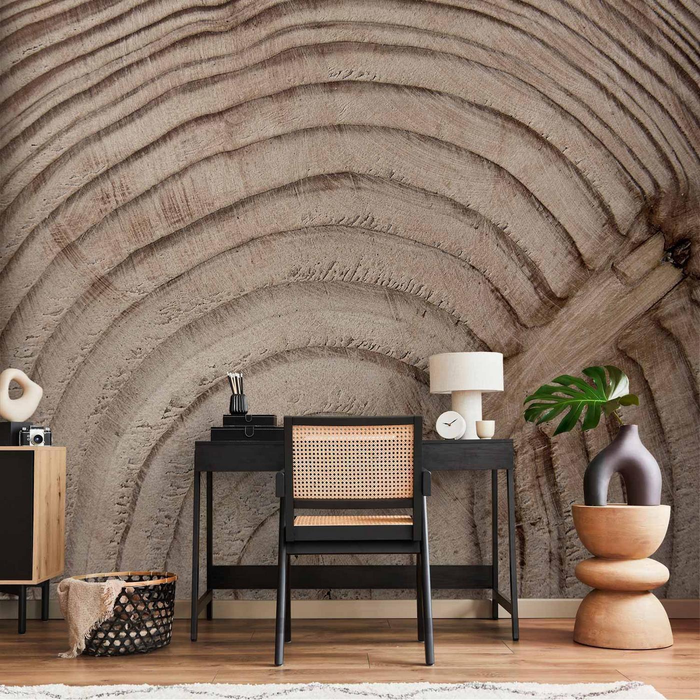 Fotobehang - Wood grain