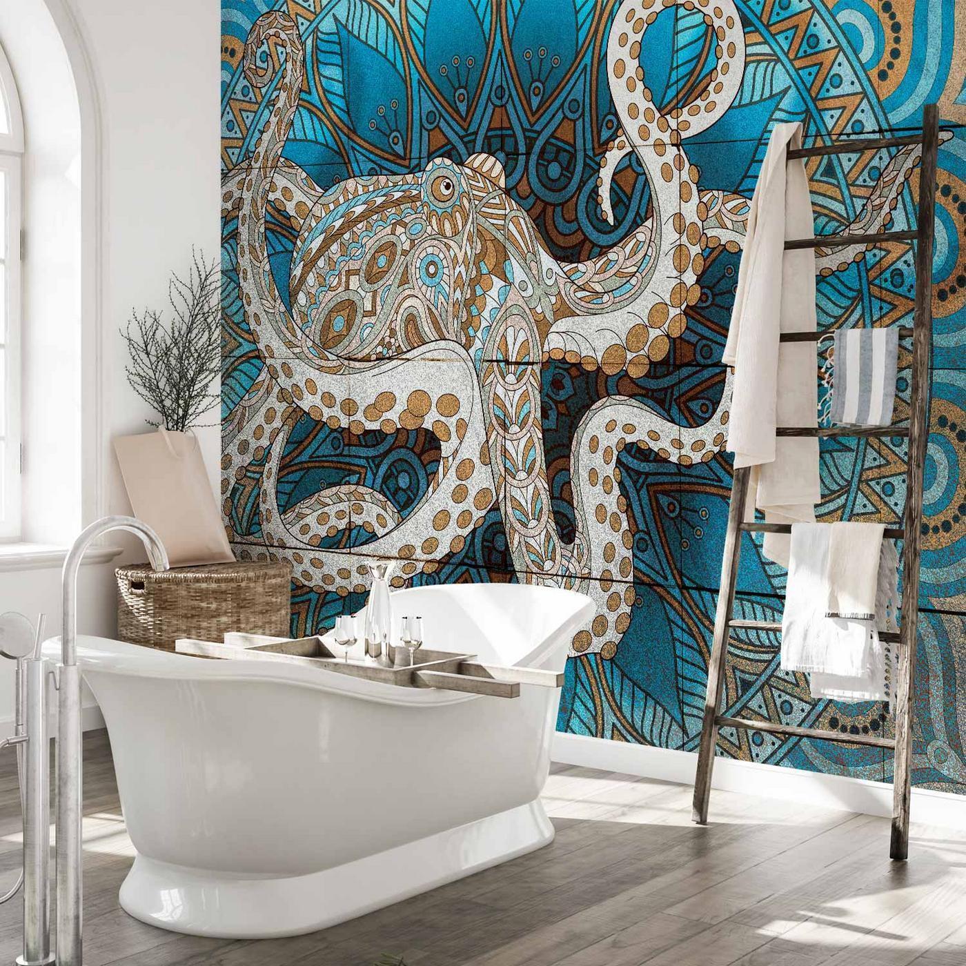 Fotobehang - Zen Octopus